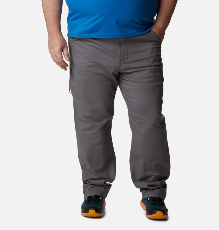 Men\'s Columbia Rugged Ridge Outdoor Pants Dark Grey | Plus Size CA-E54C1